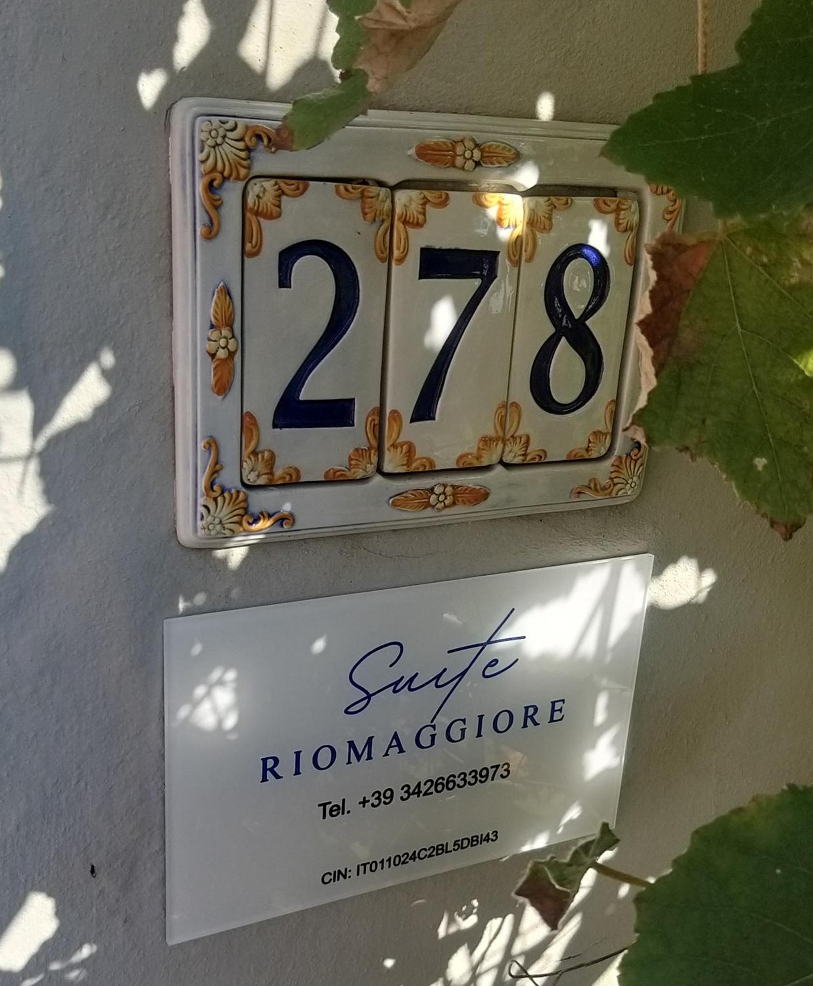 Suite Riomaggiore Kültér fotó